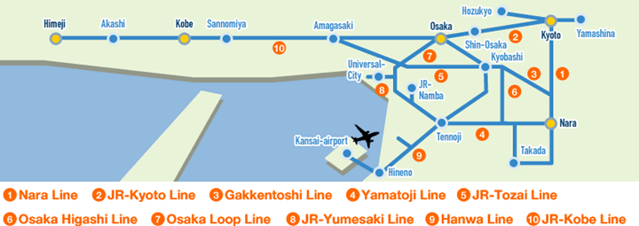 Kansai Map