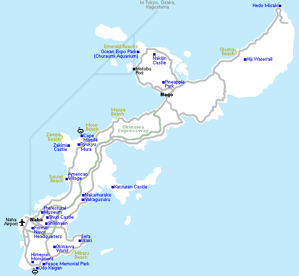 Okinawa World Map