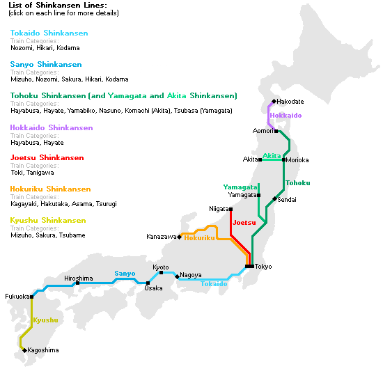 Japón en Tren: Compañías, Líneas, Trayectos - Foro Japón y Corea