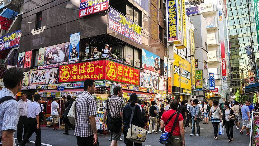 Wallpaper Japan Anime City Cityscape Metropolis Background  Download  Free Image