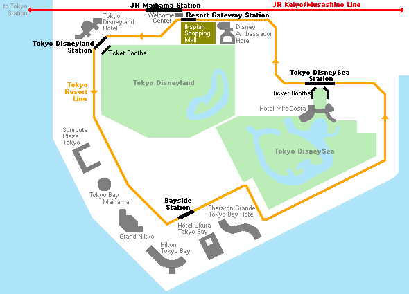 Tokyo Disney Resort Guide Access Transportation And Orientation