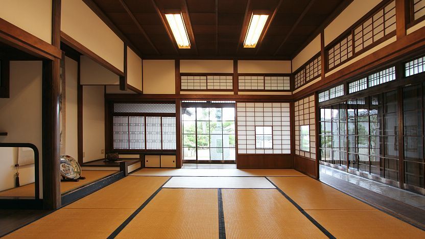 Traditional Japanese-style tatami rooms