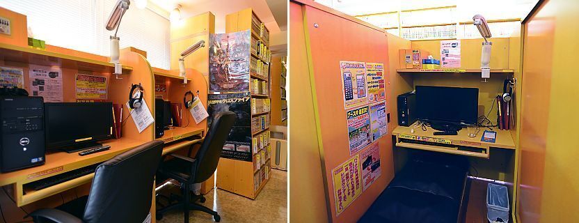 Manga Cafes (Manga Kissa) and Internet Cafes
