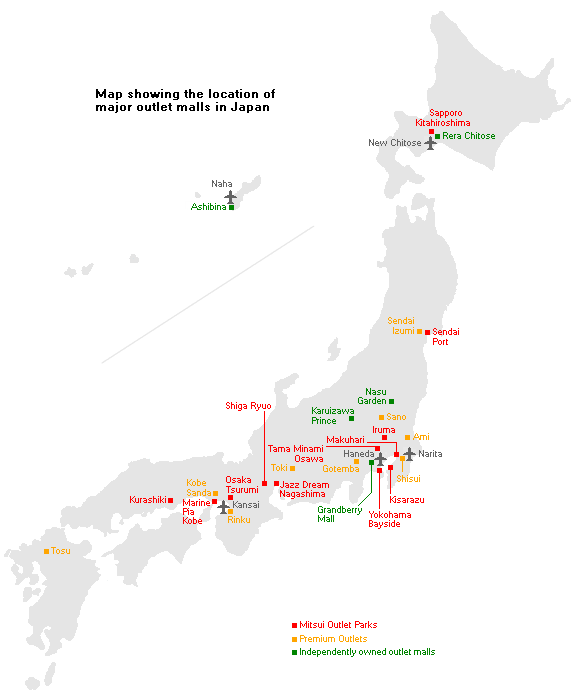 Outlet Malls in Japan